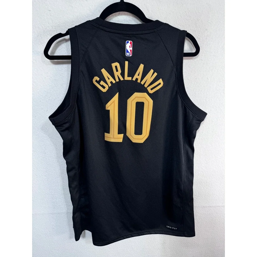 Jordan Basketball Jersey Cleveland Cavaliers Darius Garland Kids XL Black